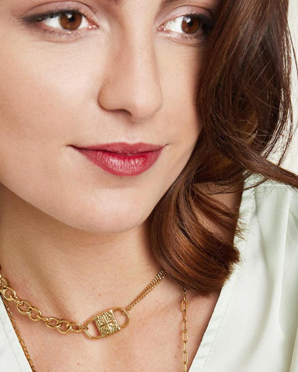 Ketting Chunky Lock goud