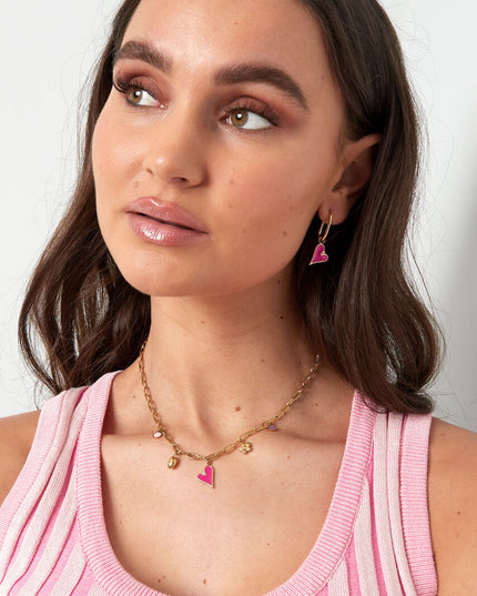 Bedelketting lente tinten - goud