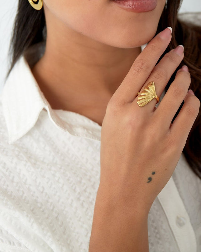 Ring sea side - goud