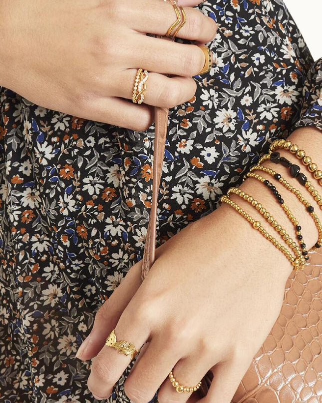 Armband Beads Spheres Goud Stainless Steel