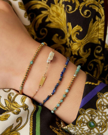 Armband Beads Spheres Goud Stainless Steel