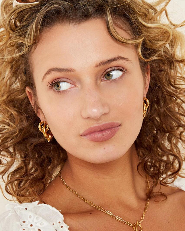 Oorbellen Saraswati Goud