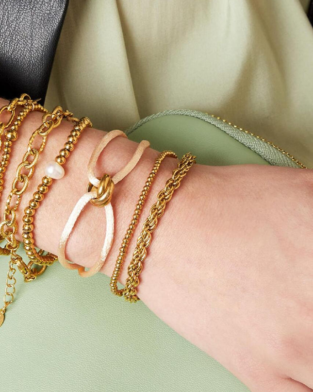 Armband Twisted Chain Goud
