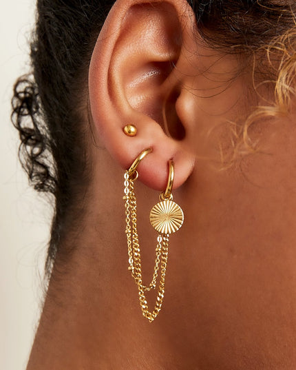 Double gold earpiece