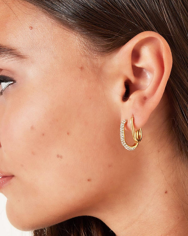 Ovale hoepels Stainless Steel