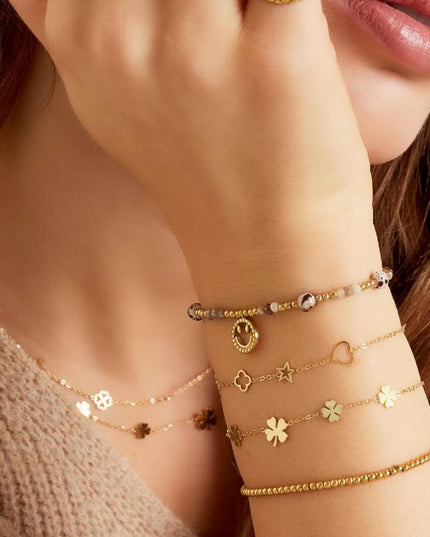 Armband met figuurtjes Zilver