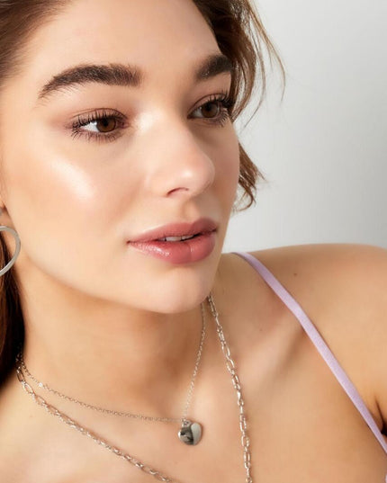 Hart oorbellen Goud Stainless Steel