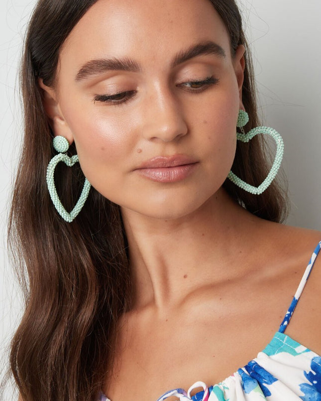 Candy oorbellen - mint