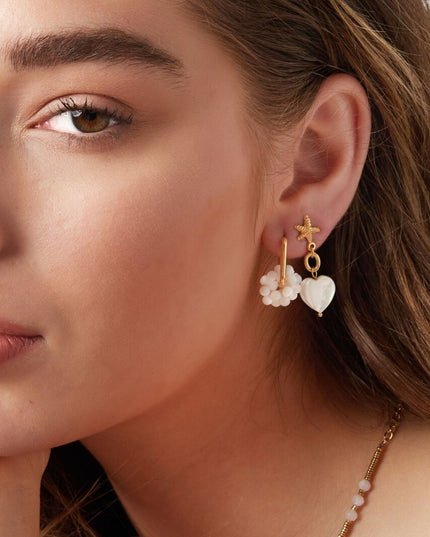 Oorbellen zeeschelp - Goud