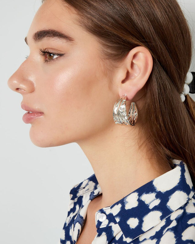 Oorbellen chique - zilver