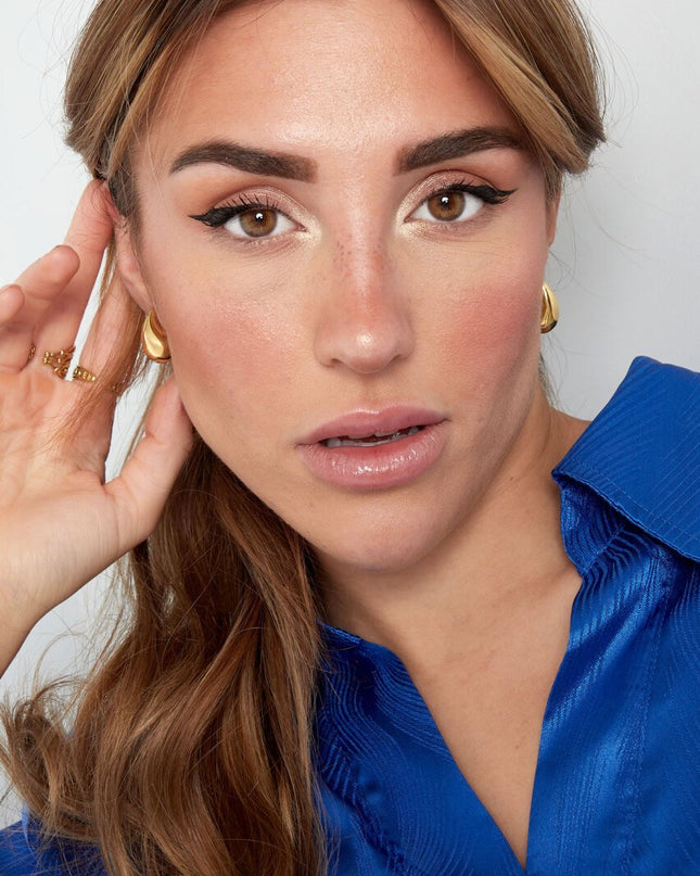 Druppel oorbellen mini - Goud