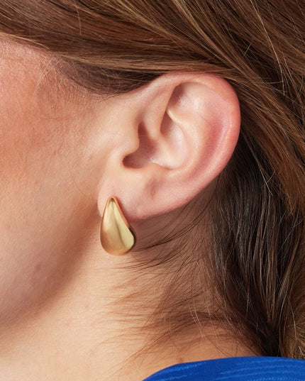 Druppel oorbellen mini - zilver