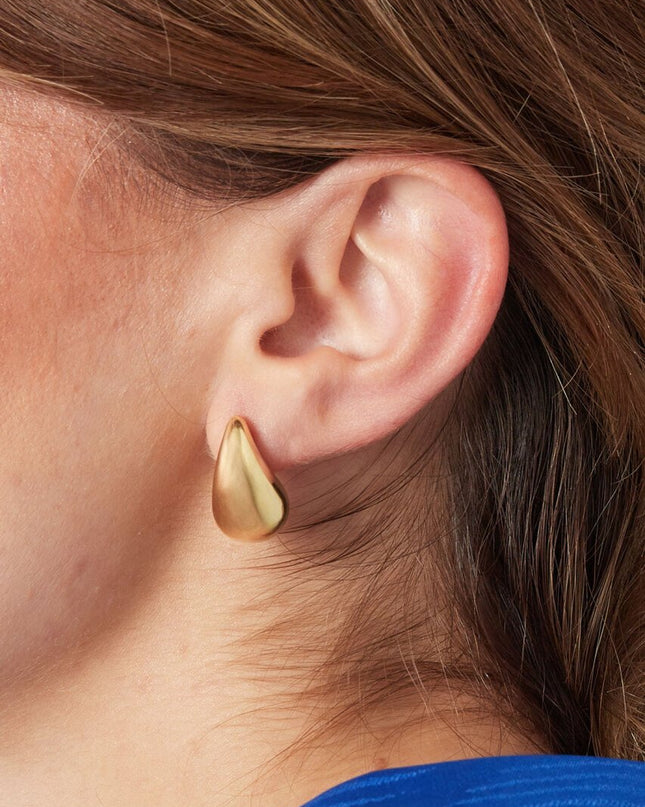 Druppel oorbellen mini - zilver