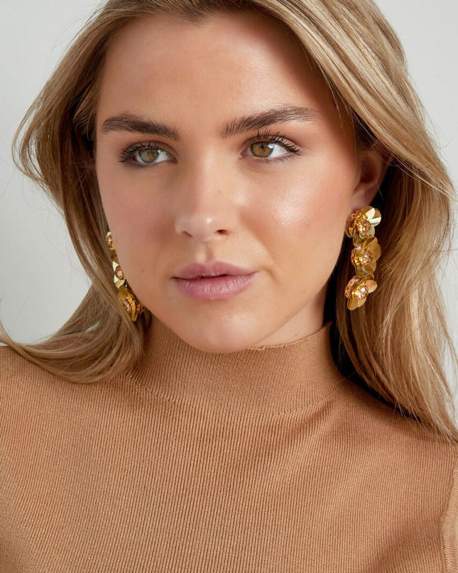 Bloemen trio - lichtblauw