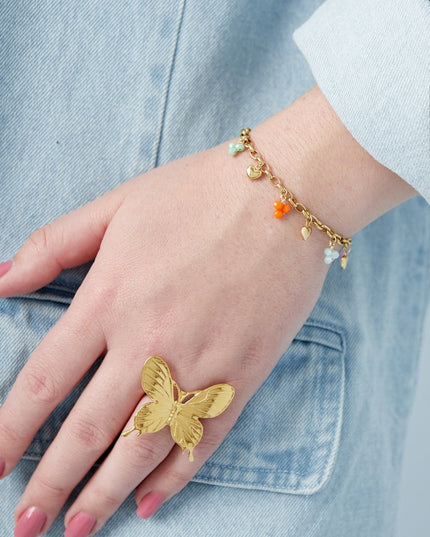 Armband pick us - goud