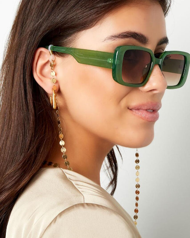 Zonnebril small montuur Beige