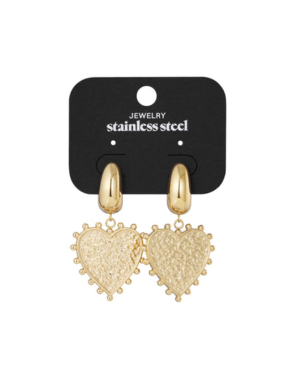 Big love oorbellen goud