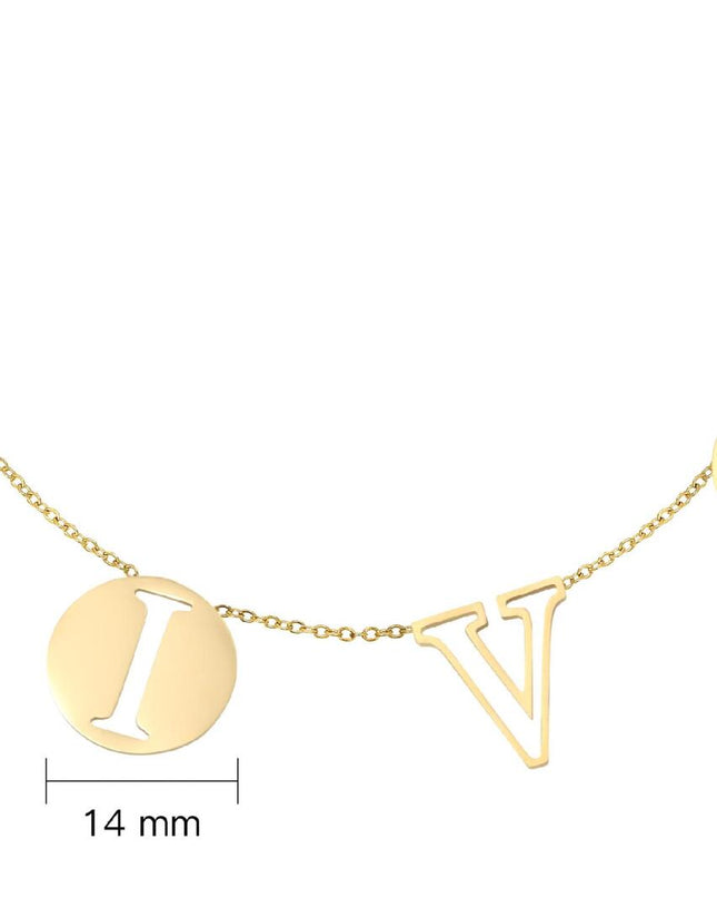 Ketting Letters Diva goud