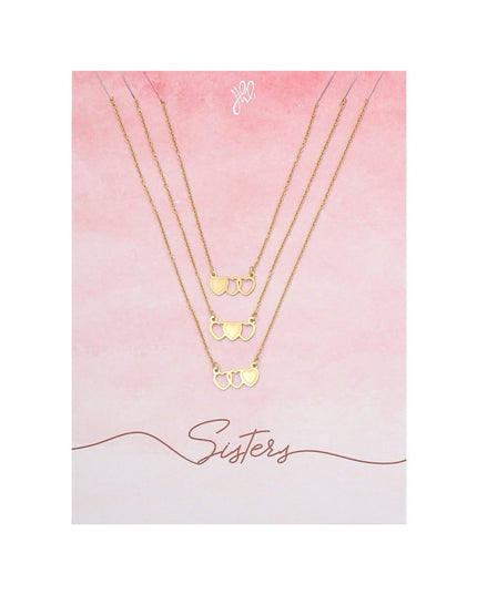 Ketting Three SisterS goud