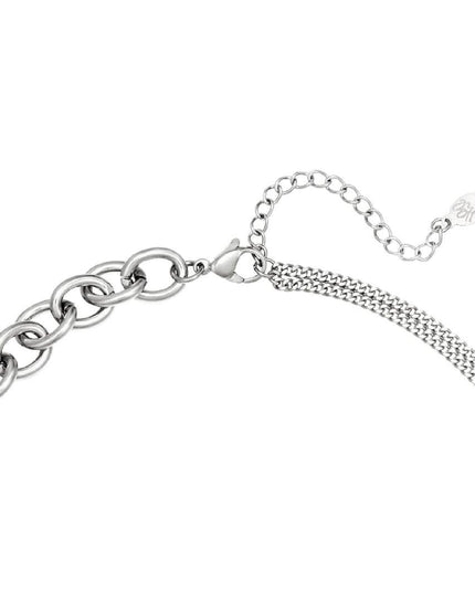 Ketting Chunky Lock zilver