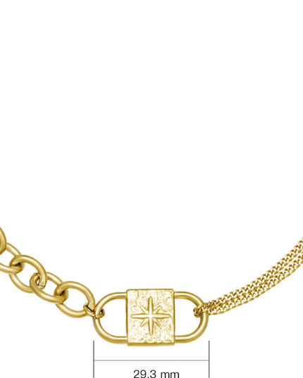 Ketting Chunky Lock goud