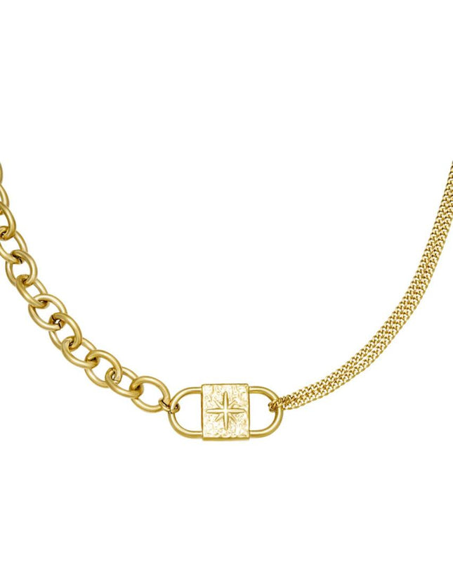 Ketting Chunky Lock goud