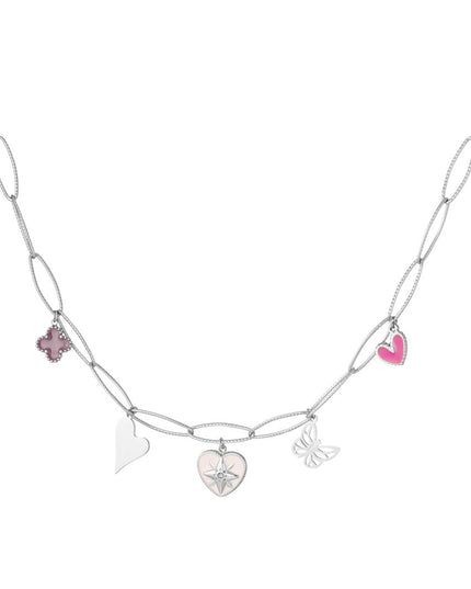 Bedelkettingen lovely butterfly - zilver