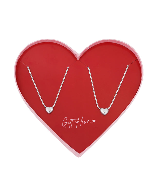 Giftbox ketting en armband zilver