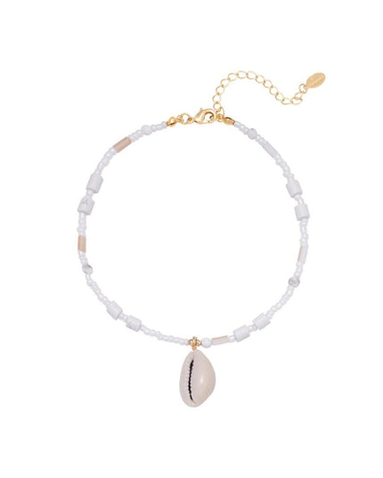 Enkelband At The Beach - Wit