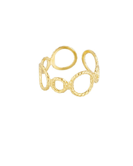 Ring cirkels - goud