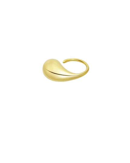 Druppel ring - goud