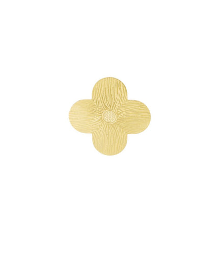 Statement ring klaver - Gold