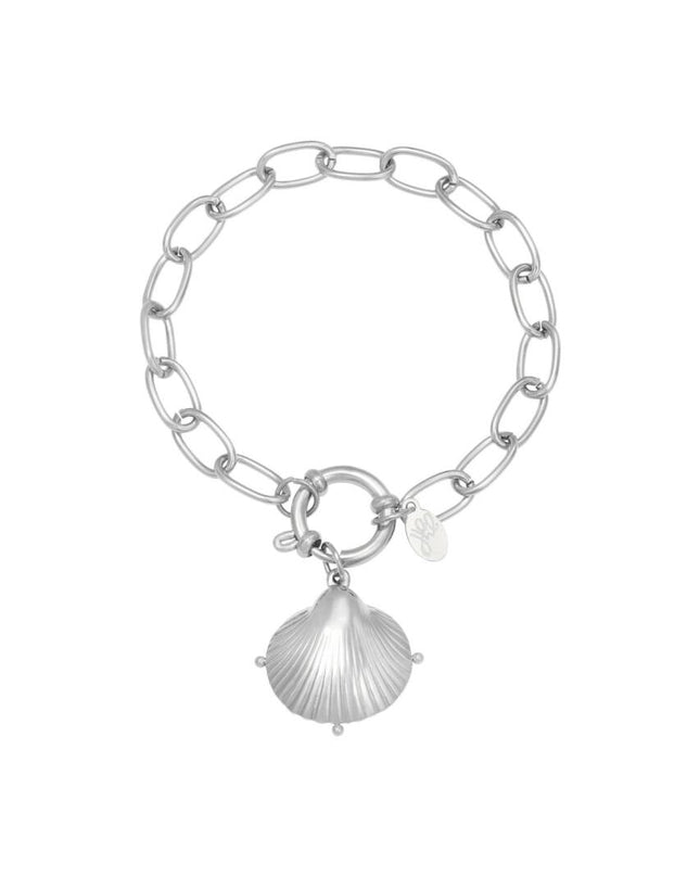 Armband Clam Shell zilver