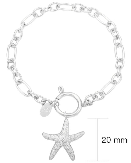 Armband Starfish zilver