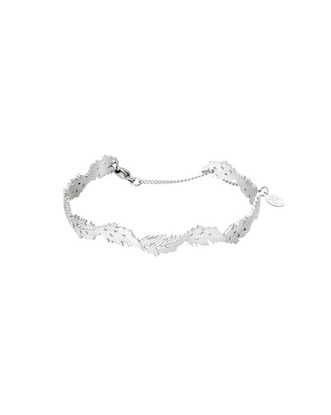 Armband Wavy Leaf zilver