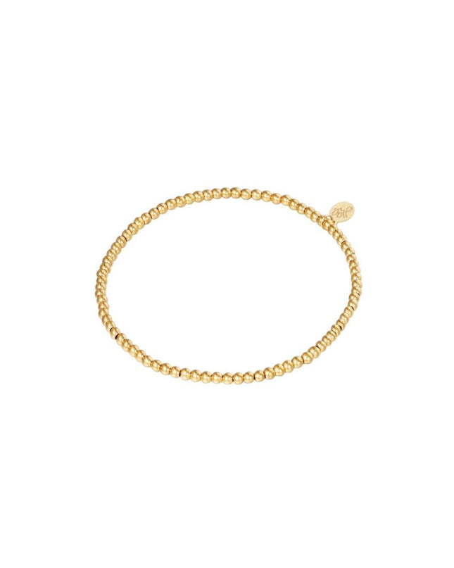 Armband Small Beads Goud Stainless Steel