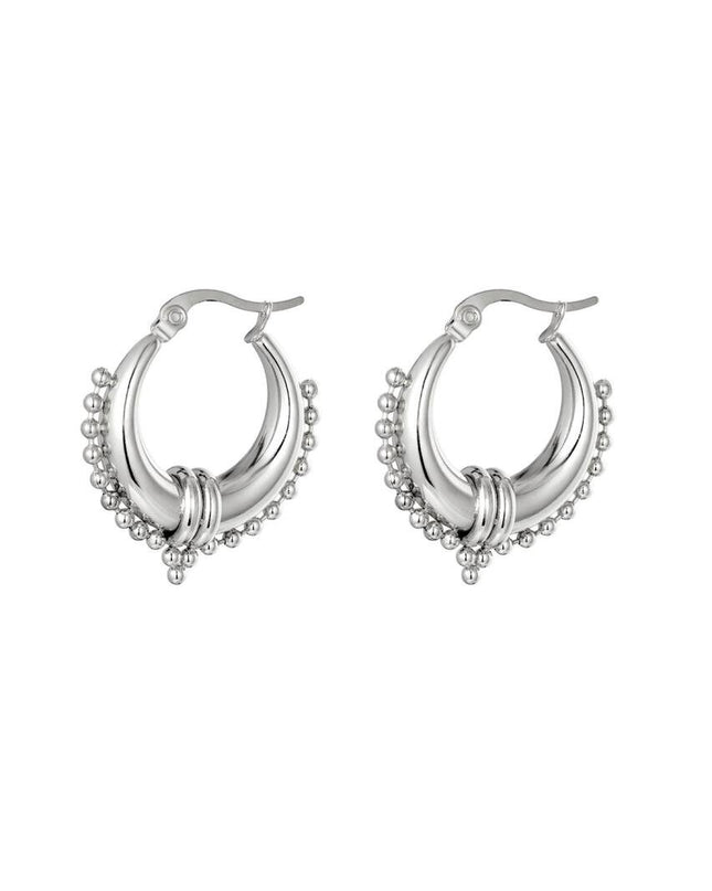 Oorbellen Saraswati Zilver