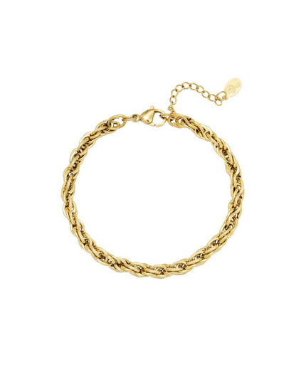 Armband Twisted Chain Goud