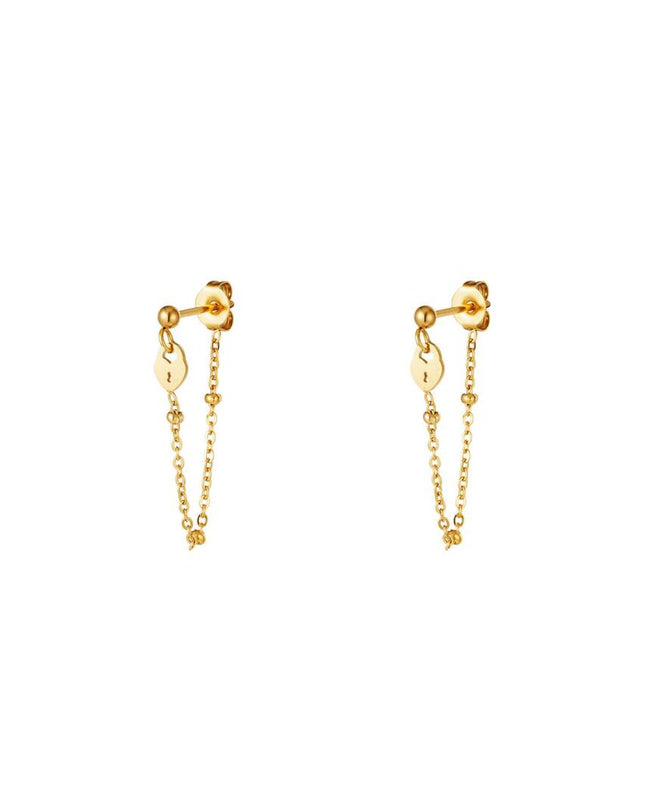 Oorbellen sleutelslot Goud