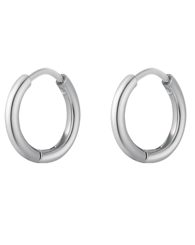 Simpele oorringen XS zilver