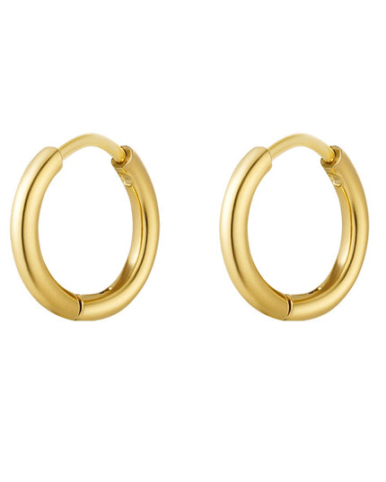 Simpele oorringen XS goud