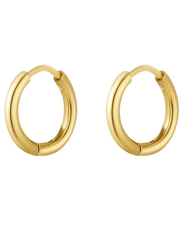 Simpele oorringen XS goud