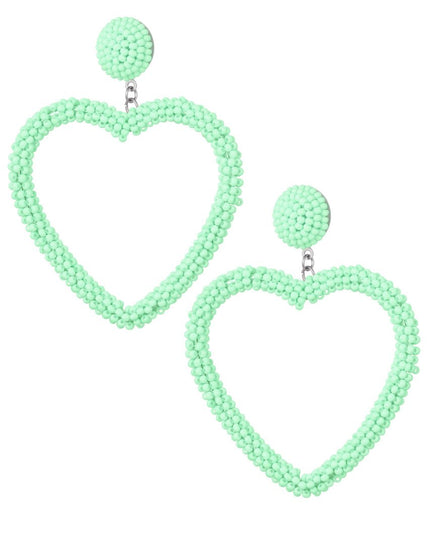 Candy oorbellen - mint