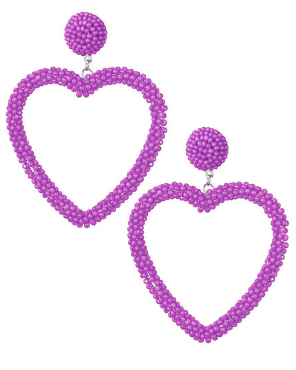 Candy oorbellen - lila