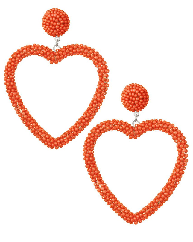 Candy oorbellen - oranje