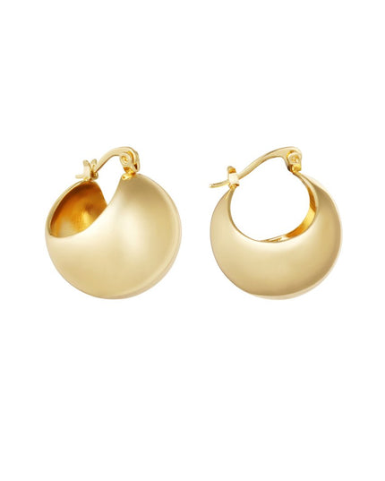 Oorbellen bol - goud