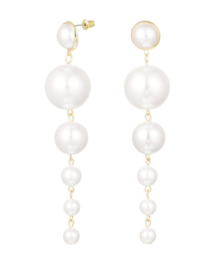 Oorbellen parels klein - Goud