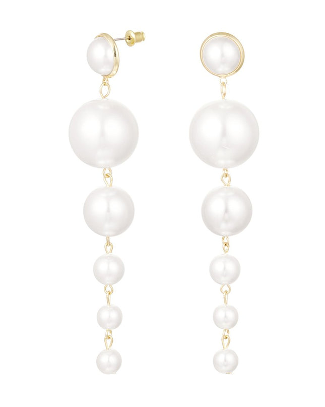 Oorbellen parels klein - Goud