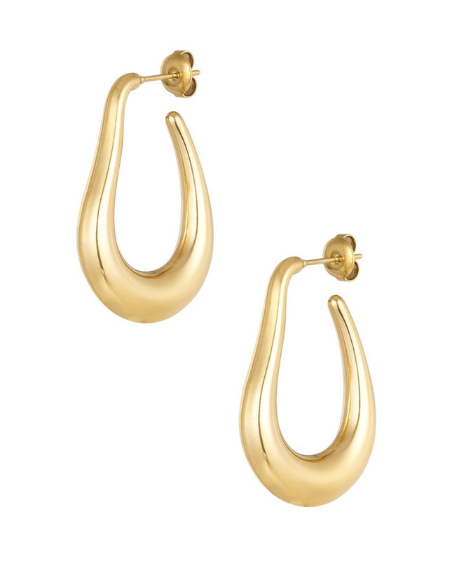 Oorbellen aesthetic druppel - goud