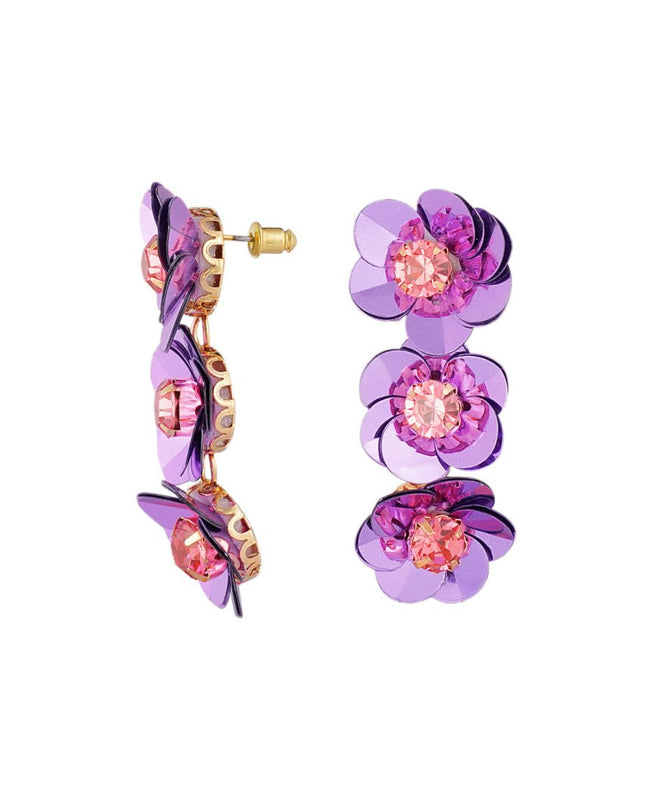 Bloemen trio - paars